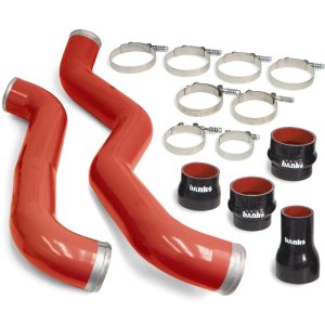 GMC 3500HD Boost Tube Upgrade Kit - Banks Power - Set with Silicone Couplers - Red - `11-`16 GMC 3500HD Boost Tube Upgrade Kit - Banks Power - Set with Silicone Couplers - Red - `11-`16